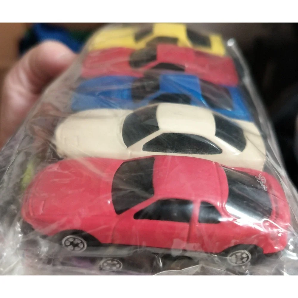40 Pc Diecast Toy Car Lot Set Sealed Ames Department Store Bargain Bag VTG RARE
